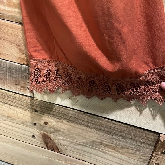 BILLABONG Burnt Orange Jumpsuit. Size M NWT - Picture 3 of 13